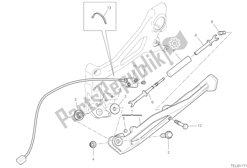 Tutte le parti per il In Piedi del Ducati Superbike Panigale V4 Thailand 1100 2020